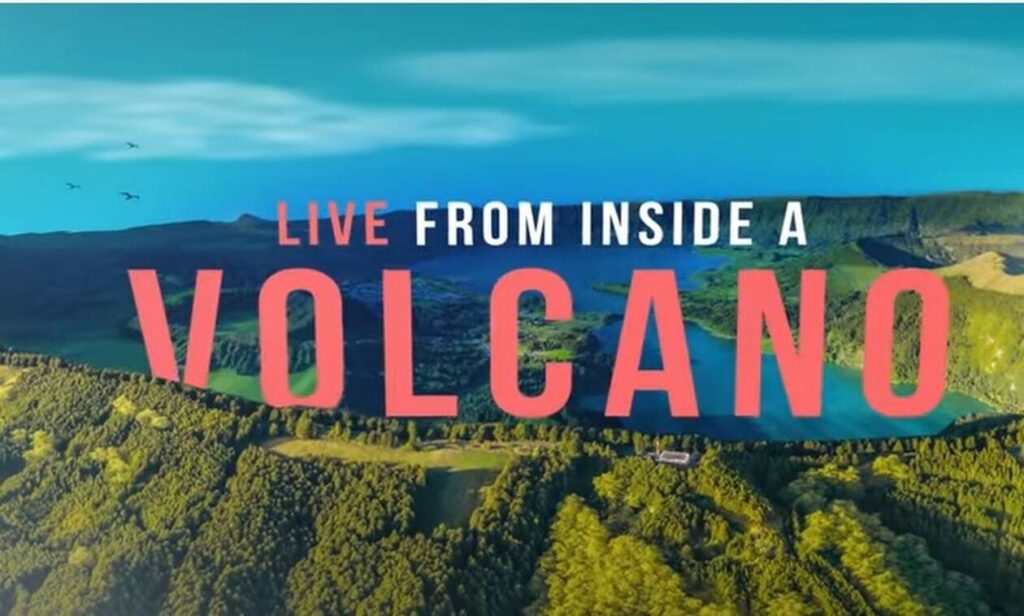 volcano azores live